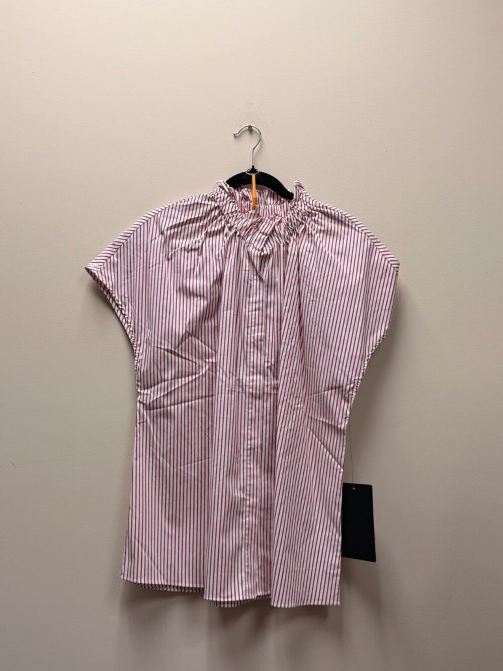 POMANDER PLACE Red Stripe Rae Blouse Size XL NWT Retail $98 Tuckernuck - Picture 8 of 8